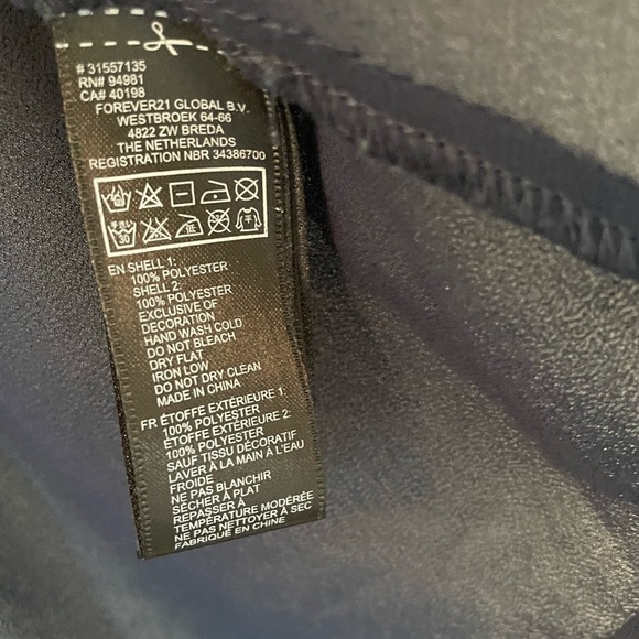 Forever 21 Sheer Navy Tank Top - Picture 7 of 7